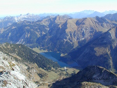 Blick auf den Vilsalpsee